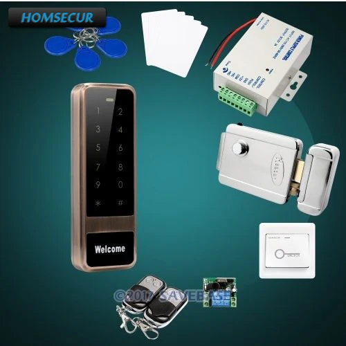 

HOMSECUR Waterproof Door Lock 13.56Mhz IC Access Control System+Tamper Alarm+Wiegand 26