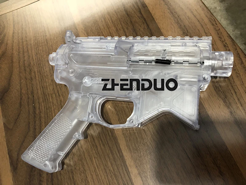 

Electric water bullet gun engraving reinforced shell XM316 casing split jinming8 directly inserted 556 transparent