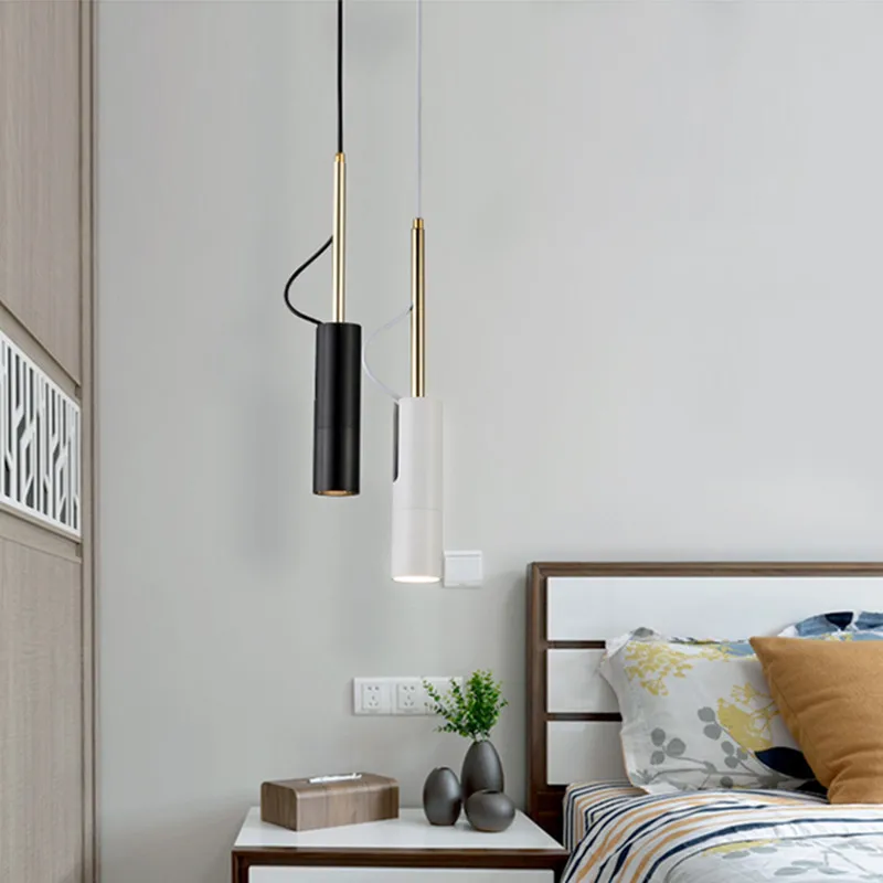 Современный прикроватный Светодиодный точечный светильник для спальни, креативный Регулируемый угол наклона, для офиса, кофейни, кабинета, декоративный подвесной светильник, светильники