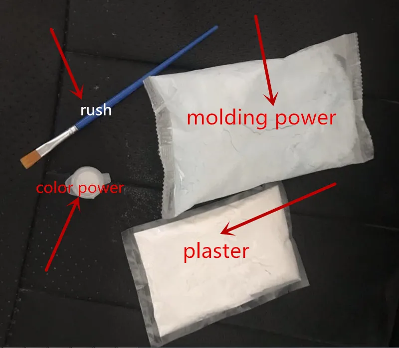 Souvenir Baby 3D Hand And Foot Printing Mold Powder Gypsum Casting Kit Handprint Footprint Souvenir Gift Baby Growth Memorial