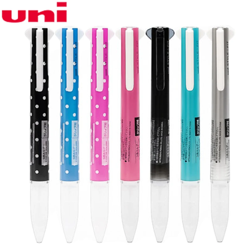 5 refill Body Dot Pink UNI-BALL style-fit 0.28mm roller ball pen free 5 refill