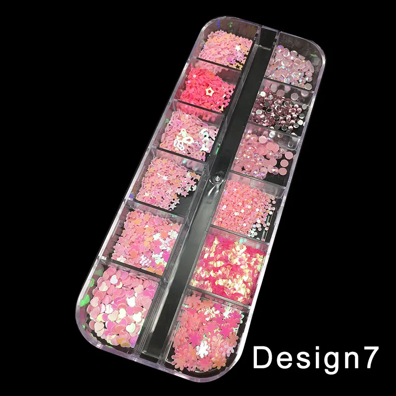 12 diseƱos de decoración de uƱas remaches de Metal coloridos cuentas de diamantes de imitación perlas DIY manicura adornos de uƱas joyerĆa Arte del cuerpo 12 diseƱos de decoración de uƱas remaches de Metal coloridos cuentas de diamantes de imitación perlas DIY manicura adornos de uƱas joyerĆa Arte del cuerpo