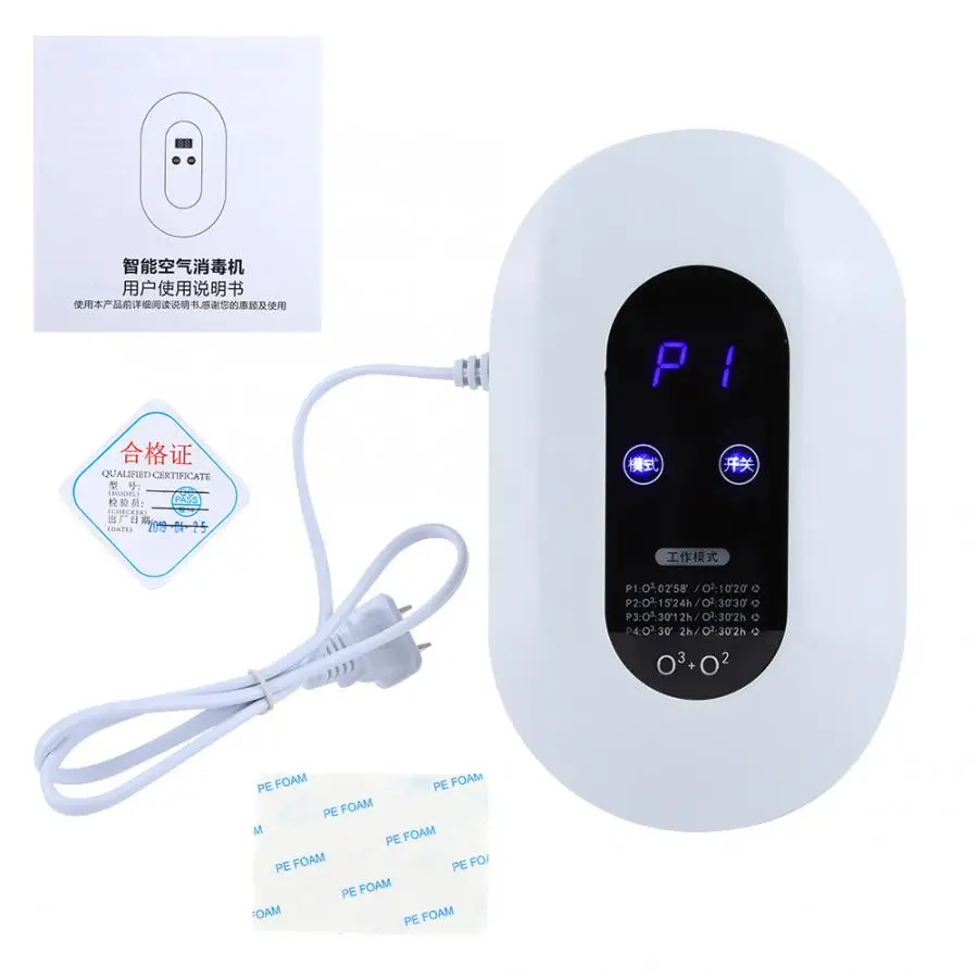 

Solid Air Fresheners Negative Ion Air Purifier Household Ozone Machine Deodorizer Disinfection Chinese Plug 220V