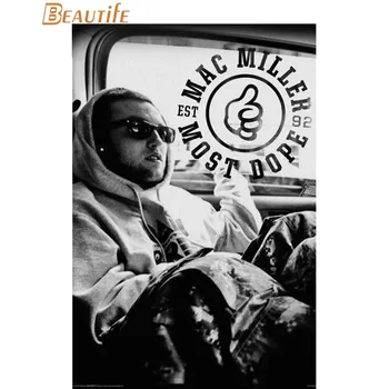 

New Arrival mac miller poster Cloth Silk Poster Home Decoration Wall Art Fabric Poster Print 30x45cm,40X60cm.50X75cm,60X90cm