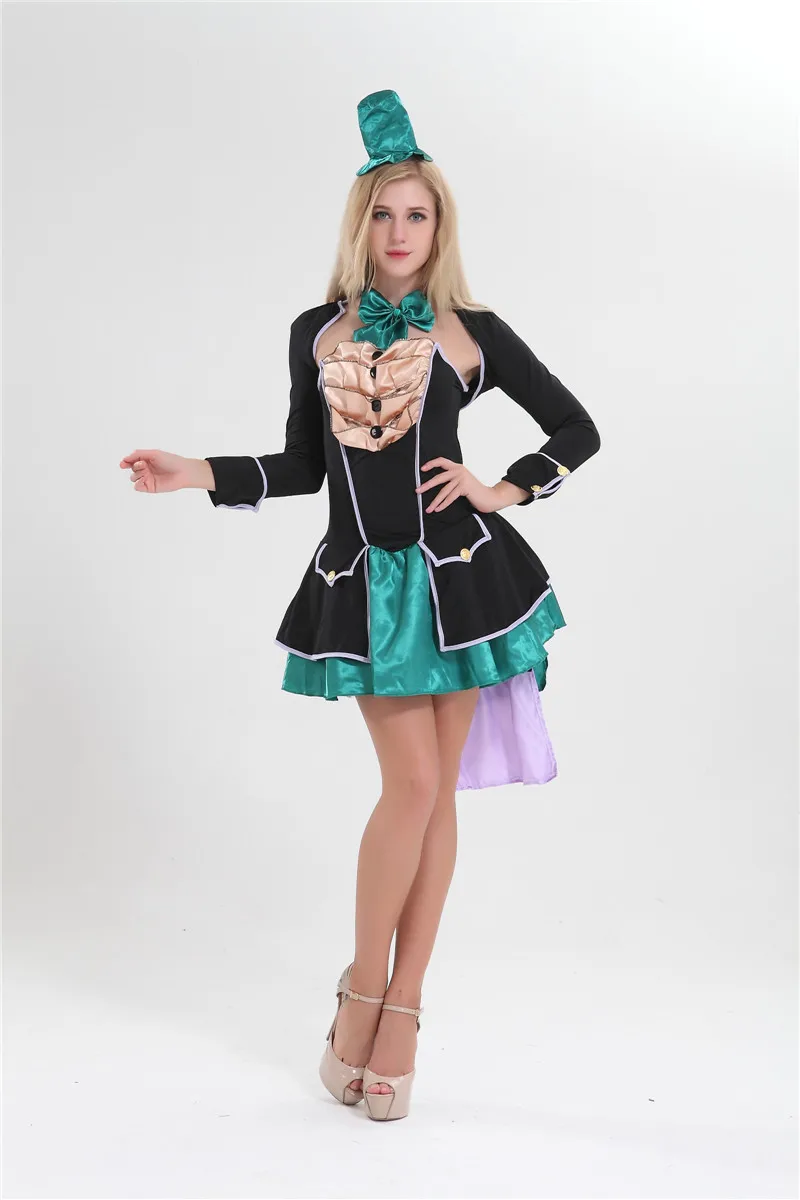 new fashion dress Halloween game Magic tuxedo female models in Europe