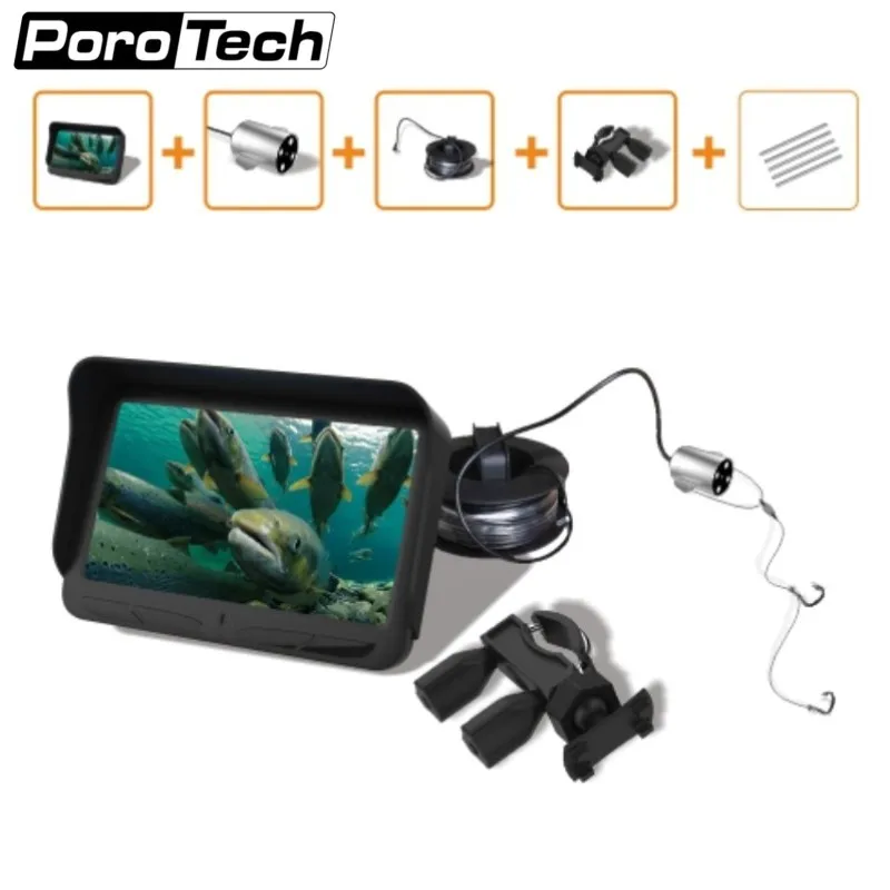 X3 Professional Underwater Fishing Camera 4.3 inch LCD 2.0MP Lens Night