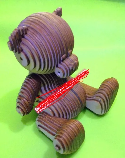Teddy bär DWG CAD zeichnung design datei für cnc laser schneiden Teddy bär DWG CAD zeichnung design datei für cnc laser schneiden