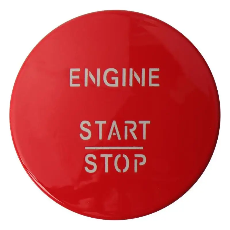 

VODOOL Keyless Go Start Stop Push Button Engine Ignition Switch 2215450714 Red Car One-Key One-click Start Stop Button Switch