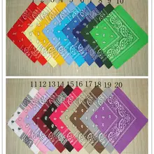 Горячая хлопок банданы с узором "огурцы" двухсторонняя повязка на голову шарф браслет/100 шт