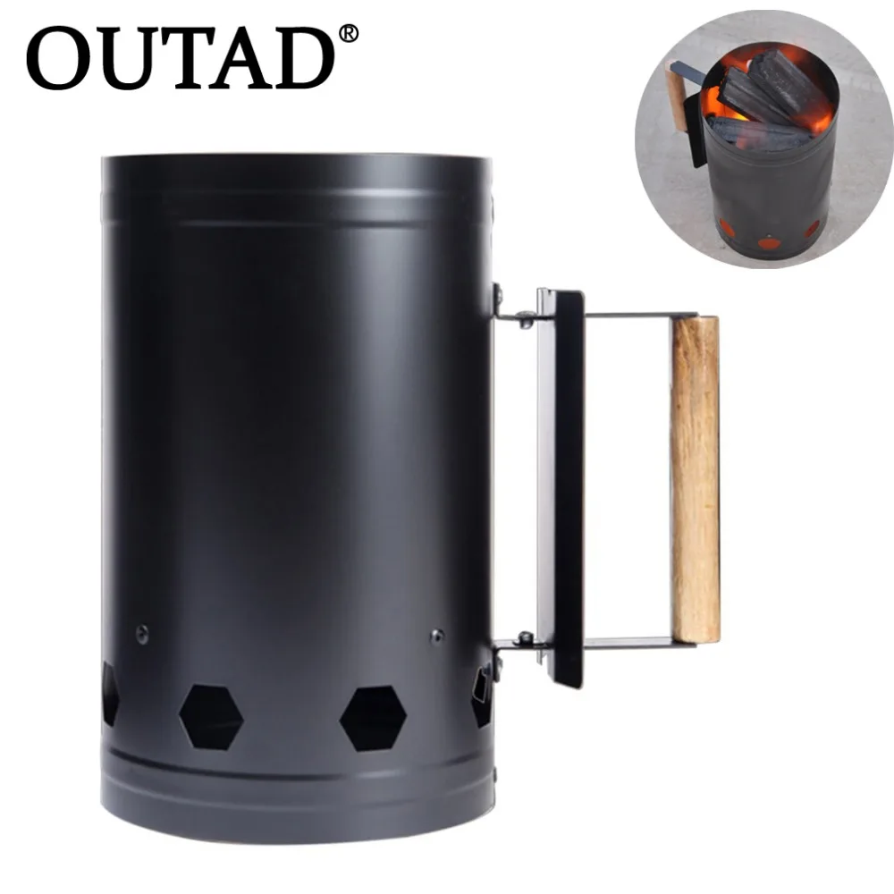 OUTAD Portable Camping Picnic Wood Burning Stove Firewood Charcoal