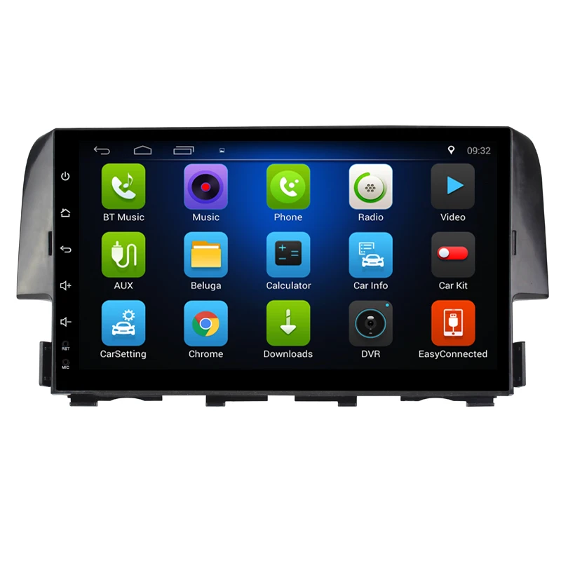 Discount 9"Android 6.0 ! Car DVD PC Multimedia DVD Player GPS Navi Stereo Radio Fit HONDA CIVIC 2016 2017 2018 2019 3G WIFI OBD DAB RDS 1