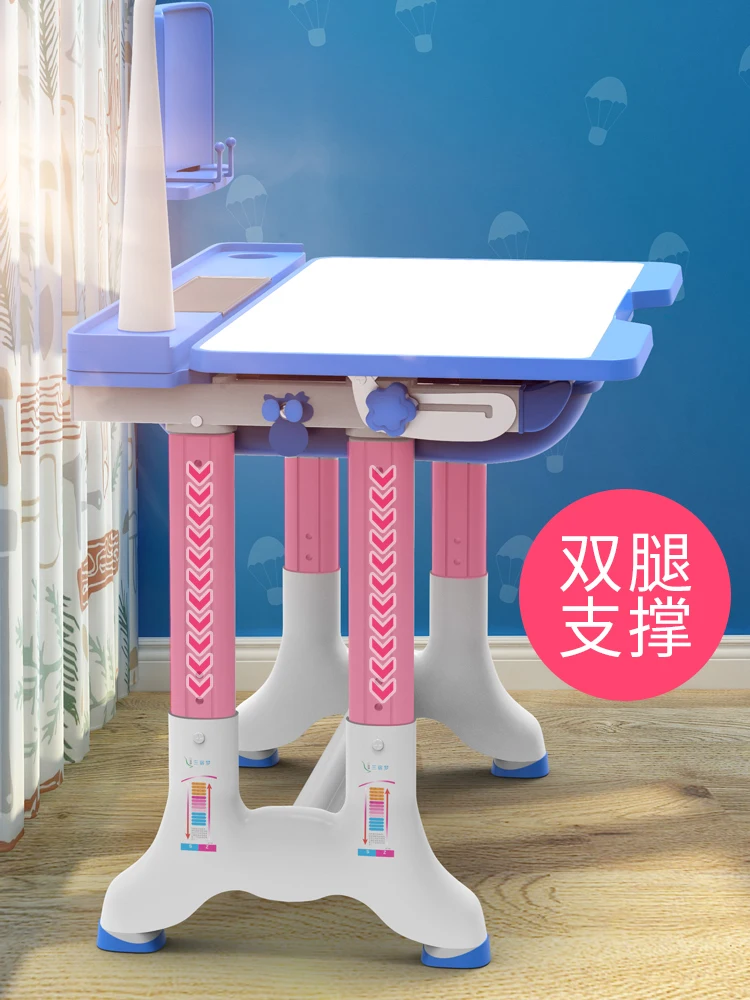 Multifunctional Kid Study Table Ergonomic Children Homework Desk Student Adjustable Desk And Chair Combination Multifunctional Kid Study Table Ergonomic Children Homework Desk Student Adjustable Desk And Chair Combination