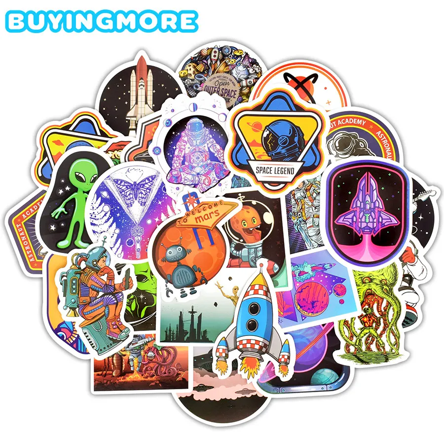 US $2 43 OFF 50 Pcs Luar Angkasa Stiker UFO Alien Astronot Roket Stiker Kartun Hadiah Mainan Untuk Anak DIY Skateboard Laptop Mobil US $2 43 OFF 50 Pcs Luar Angkasa Stiker UFO Alien Astronot Roket Stiker Kartun Hadiah Mainan Untuk Anak DIY Skateboard Laptop Mobil