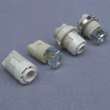 4 шт./лот G9 полный комплект цоколей, G9 патрон лампы, керамический показать патрон, керамический G9 патрон лампы с m10 пластиковым кронштейном