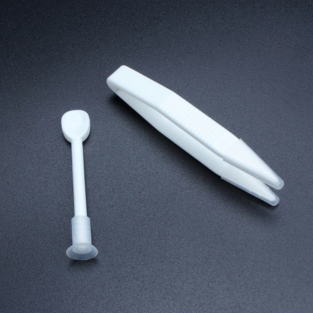 Contact Lens Inserter Remover Soft Tip Tweezers & Case Hygienic Daily Use   (3)