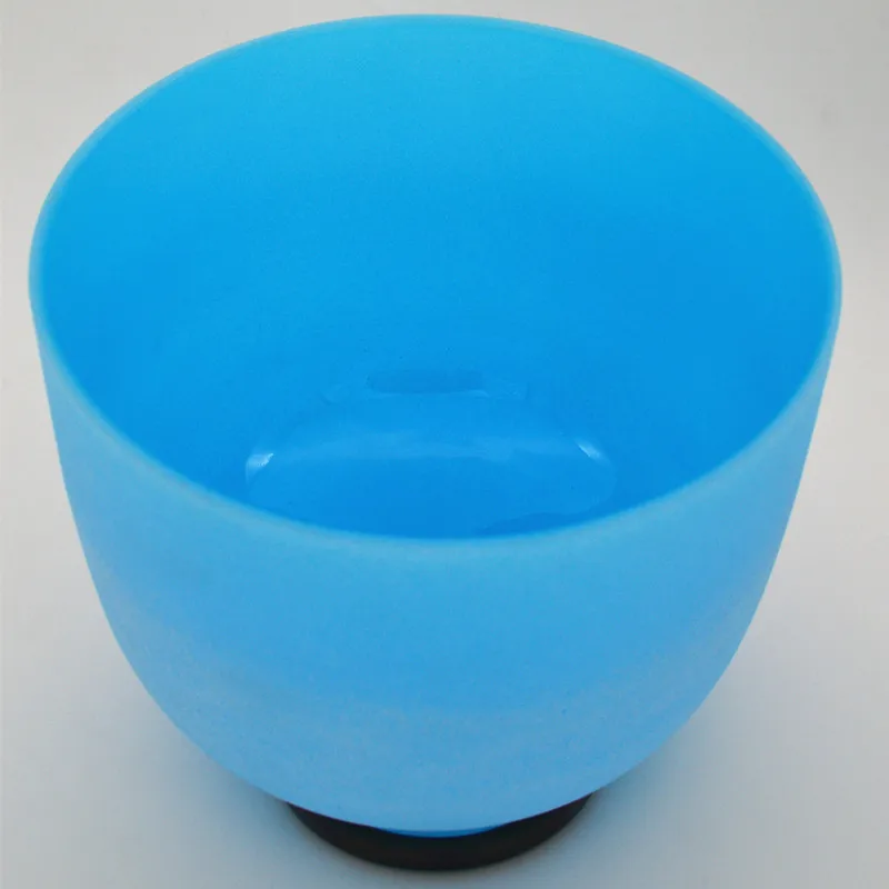 

HF 9 inches or 10 inches Painted Singing Inside Painting Color Frosted Bowl Any Note CDEFGABC#
