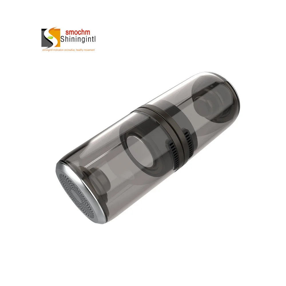 

Smochm True Wireless TWS Bluetooth Twins magnet base speakers adaptor with Waterproof Transparent Glass Case Surround Sound