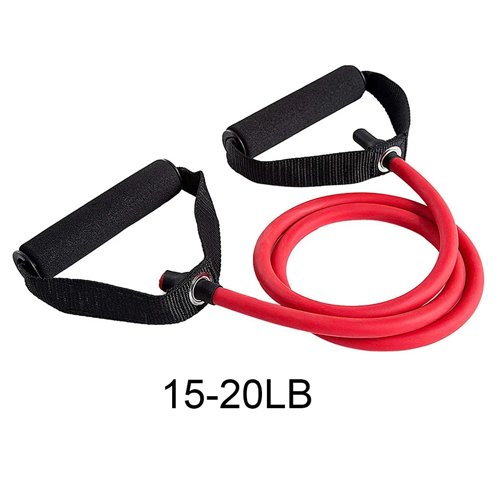Yoga Pull Rope Fitness Exercises Resistance Bands with Handles Home Gym Strength Training Tubes Workout Bands for Shoulder Arm (21)
