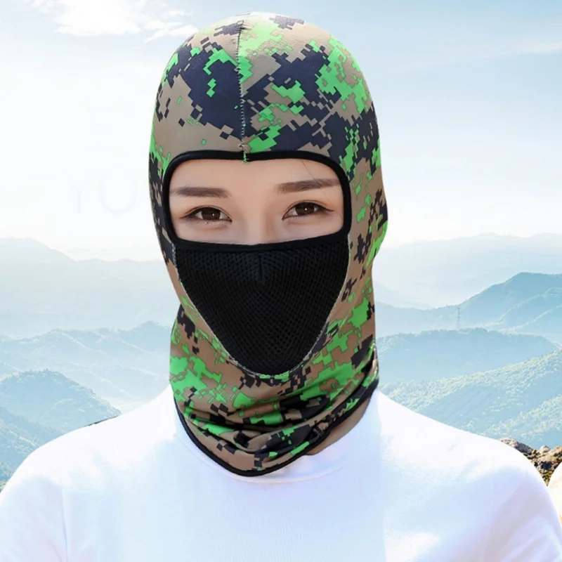 

Outdoor Balaclava Full Face Mask Ski Neck Protecting Ultra Thin Breathable Windproof Cycling Face Mask