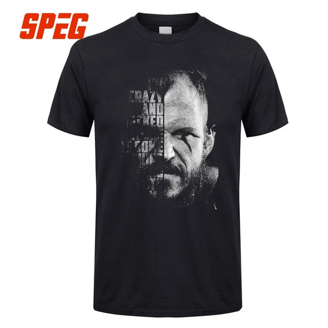 Men's Formal T Shirts Vikings Valhalla Floki Quote Odin Men Crewneck ...