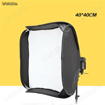 

40*40cm folding Softbox soft hood camera external flash with soft box photographic equipment CD50 T02