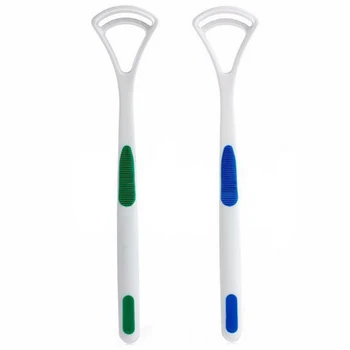

2 pcs Beauty health Tongue Brush Tools Toothbrush Teeth Care Oral Care Cleaner Breath Fresh tool tongue cleaning scraper