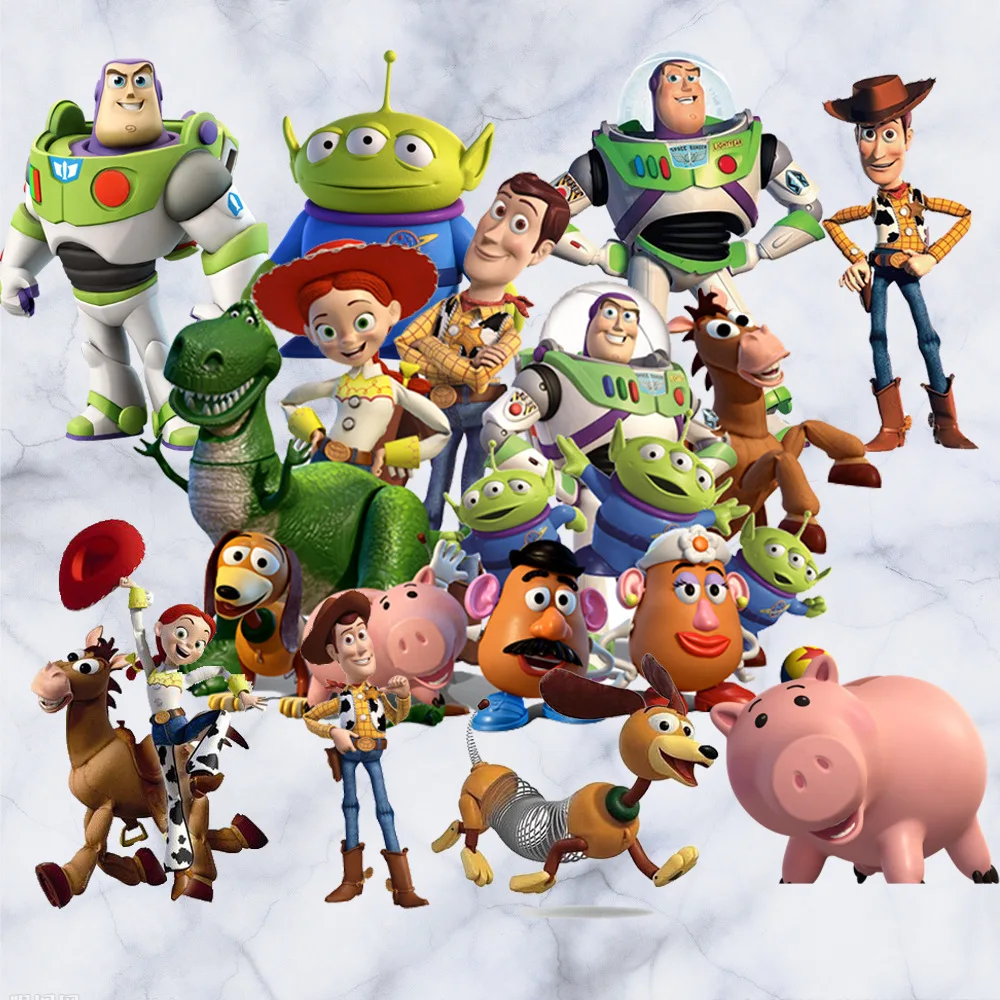 Игрушка история стикер s Woody Buzz Lightyear собака Спиралька клубника медведь лотсо