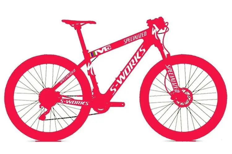 Рамка наклейки Набор для M5 S-Works MTB велосипед Велоспорт Цикл Гонки наклейки