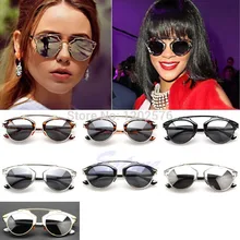 Мужские и женские зеркальные очки кошачий глаз, винтажные христианские дизайнерские негабаритные очки, солнцезащитные очки, Прямая поставка