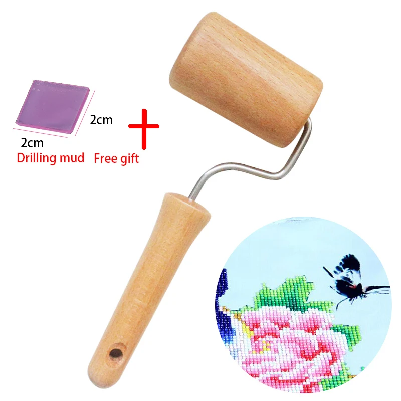 

5D Diamond Painting Tool Wooden Roller DIY Accessories for Sticking Tightly adults