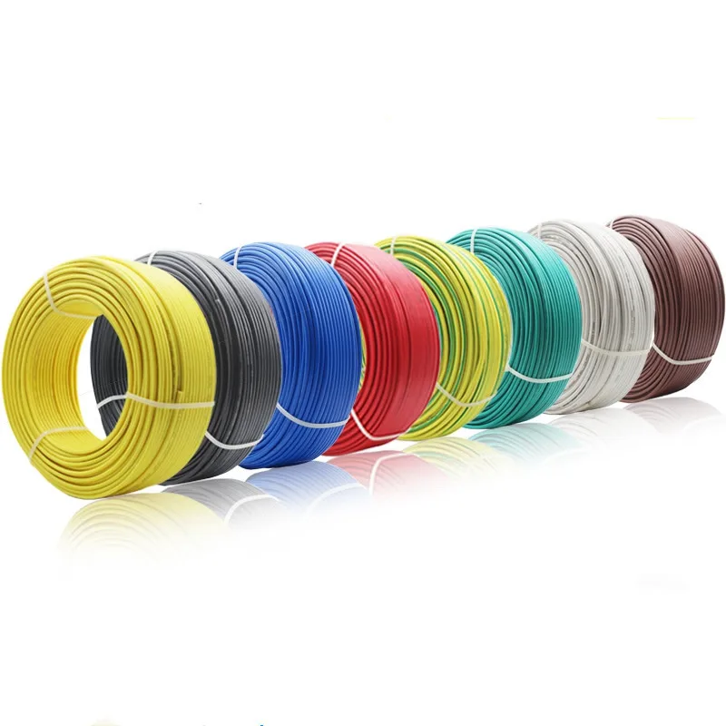 

UL1007 Wire 0.75 square/18 awg PVC Electronic Cable 100M/piece Pure Copper RV Electronic Wire