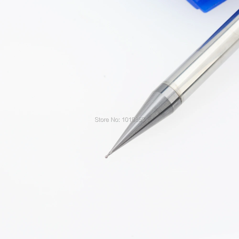 4 шт. твердосплавные концевые фрезы CGS R0.15 R0.2 R0.25 R0.3 R0.35mm R0.4 для обработки серебра |