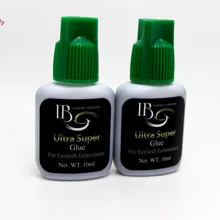 10 бутылок/партия IB ультра супер клей индивидуальный быстросохнущий клей для ресниц Зеленая кнопка 10 мл/бутылка