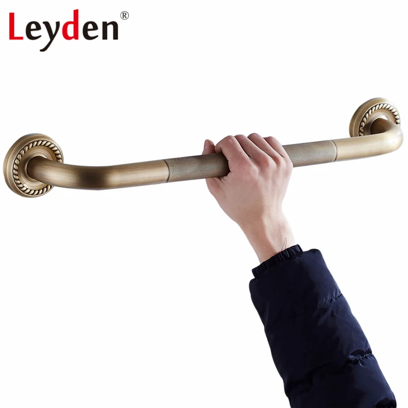 Leyden New Arrival Bathroom Grab Bar ORB/ Antique Brass Wall Mounted
