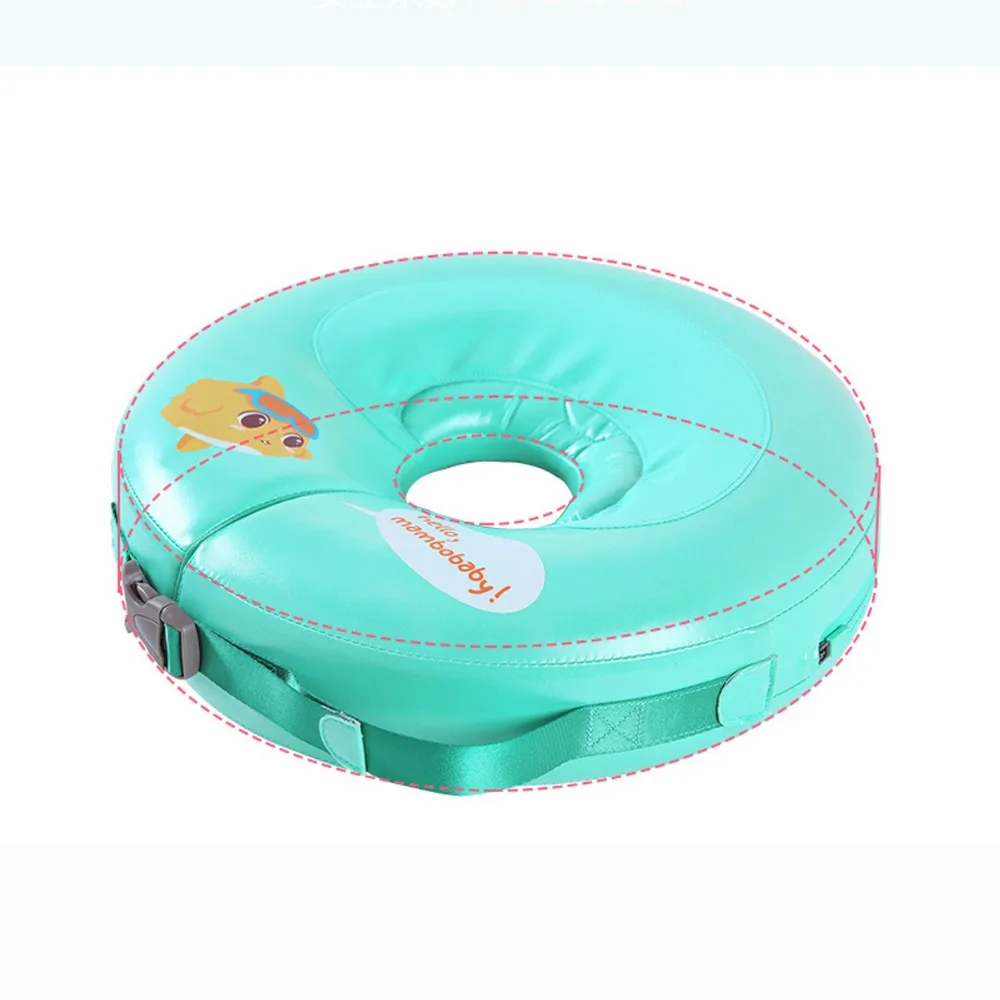 Безопасное ненадувное плавающее кольцо для младенцев круглое не требует насоса