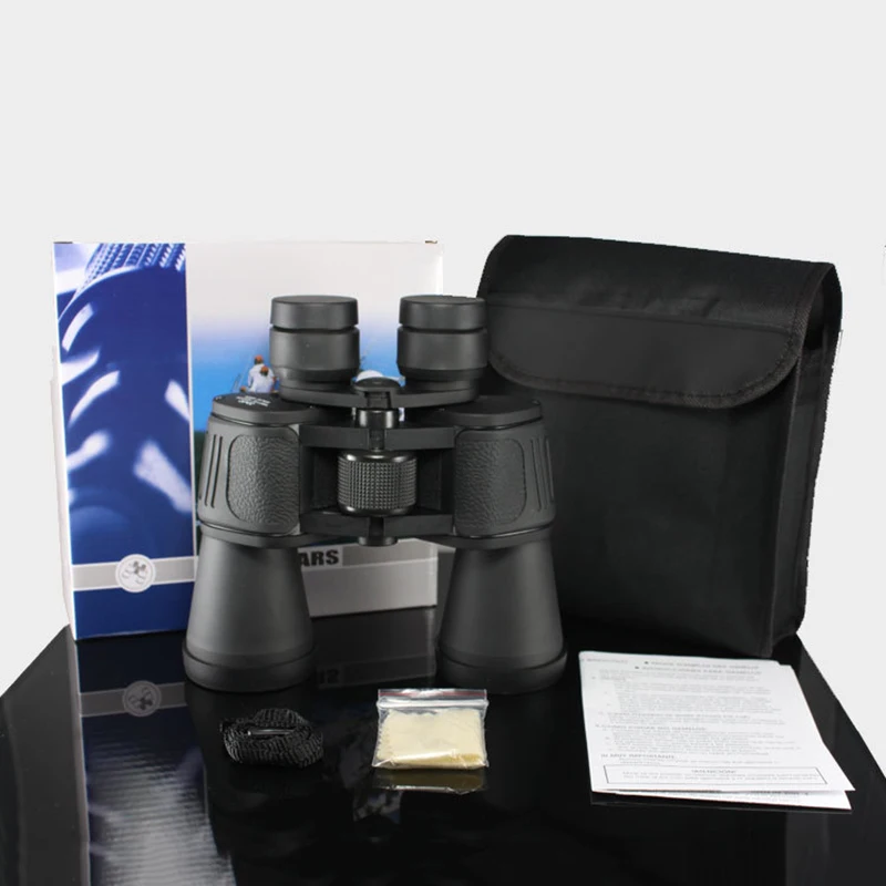 Compact 20x50 Binoculars HD Waterproof Lll Night Vision Wide Angle Binocular Telescope Outdoor Camping Hiking Hunting Telescopes