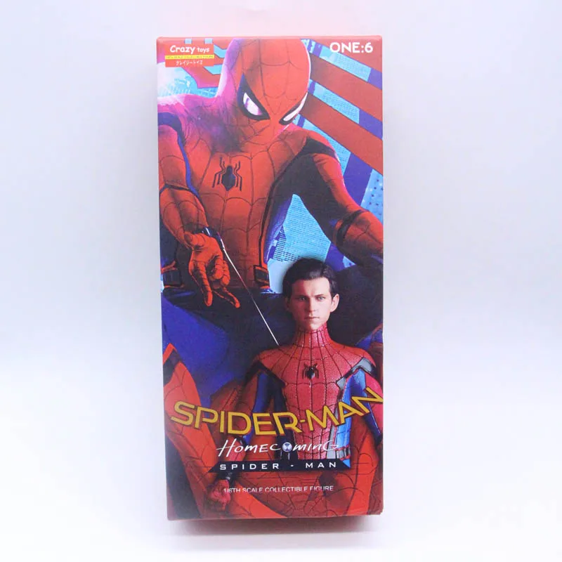 Vindo com Terno Estátua do Pvc Sinais Brinquedos Loucos Marvel Vingadores Spiderman Casa Figura Modelo Cabeça 25cm 2 11 Brinquedos e hobbies