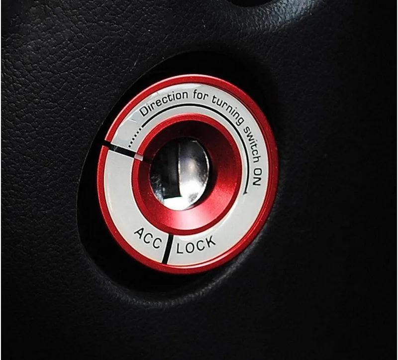 Светящаяся наклейка на зажигание кольцо для ключей Тюнинг салона для Volkswagen/Lavida скорости линии для Дэн/Tiguan/Бора/Magotan