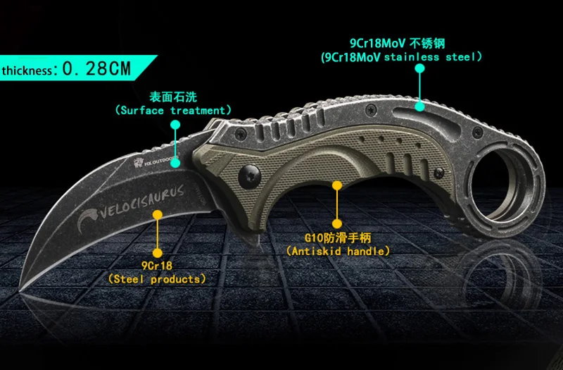 HX складной нож karambit для активного отдыха, охотничьи инструменты cs go, карманный нож, ganzo, тактические ножи для повседневного использования, инструмент для кемпинга