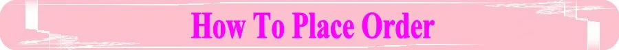 How To Place Order