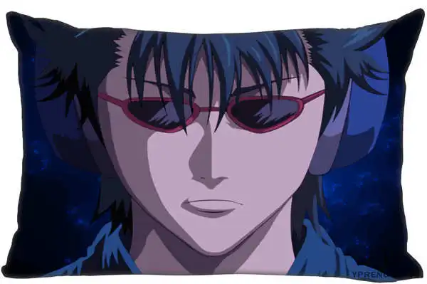 Rectangle Pillowcase Пользовательские гинтама Саката гинтоки арт молния на прямоугольную наволочку 35x45,40x60 см(с одной стороны печати) 180516-11 - Цвет: Rectangle Pillowcase