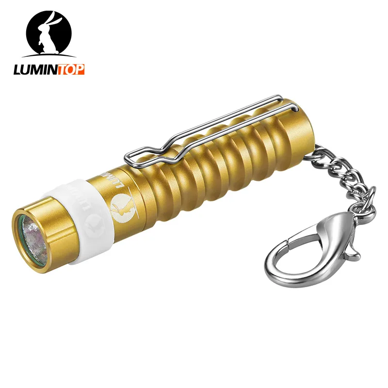 LUMINTOP Mini Worm AAA 110 Lumens font b Keychain b font Flashlight with clip Cree LED
