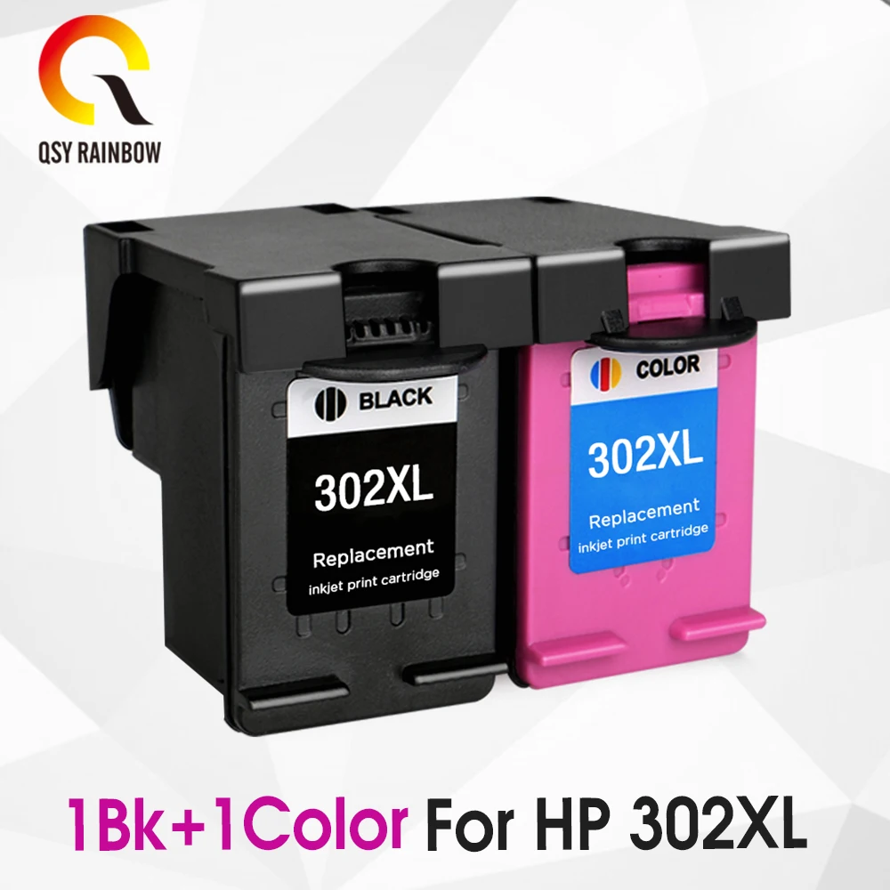 CMYK Supplies 302XL 302 совместимый картридж с чернилами Замена для hp 302 hp 302 XL чернильный картридж для hp deskjet 2130 картридж - Цвет: 1bk 1color