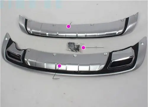ABS для KIA Sportage R 2011-2015 передний задний бампер Защитная противоскользящая пластина