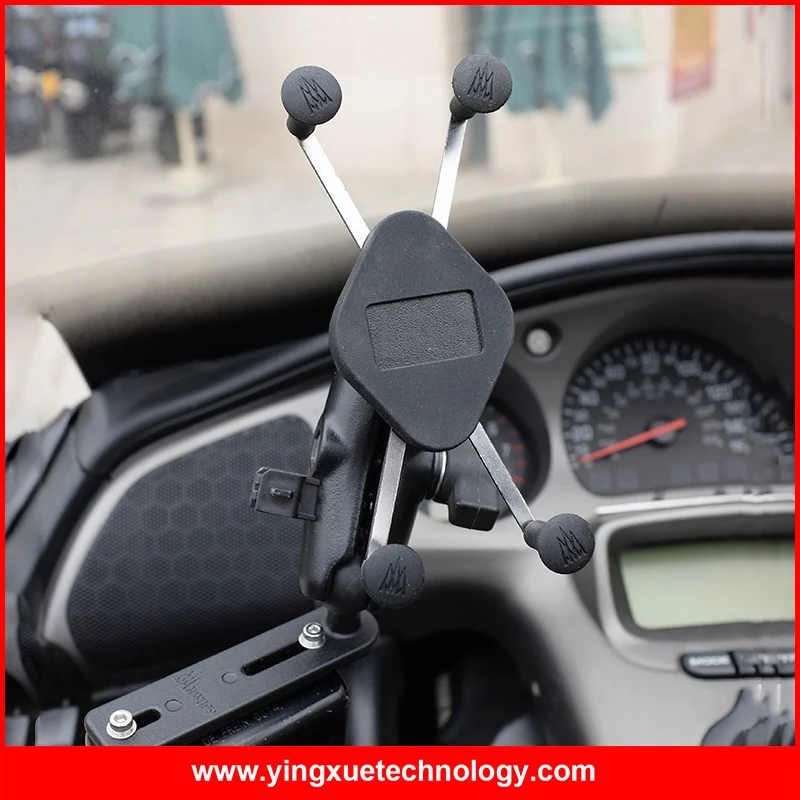 Scooter Motorcycle Brake/Clutch Reservoir Base Cell Phone Mount Holder
