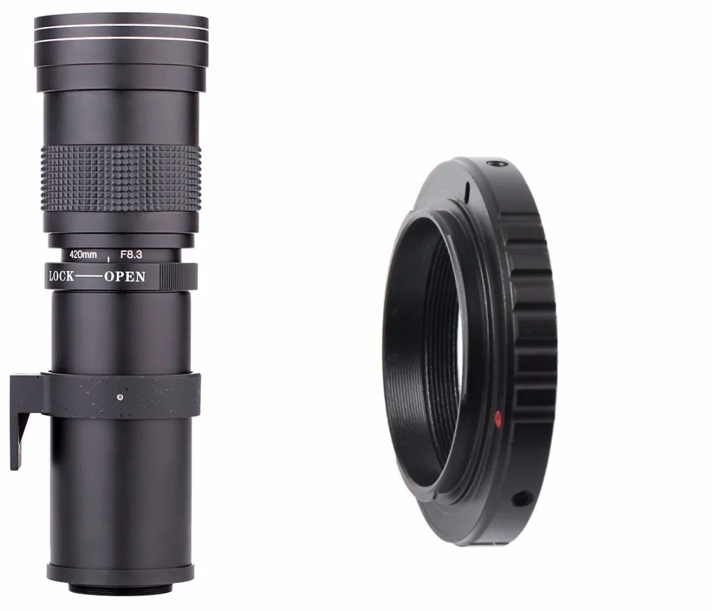 420 800 мм F/8 3 16 супер телеобъектив зум объектив для камеры Canon Nikon Sony Pentax DSLR