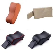 Автомобильный подлокотник коробка подушка роскошный кожаный пены памяти Booster Pad ручной ящик коврик автозапчасти