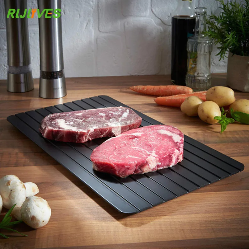 Defrost Tray Thaw Frozen Food Meat Fish In Minutes Home defrosting tray