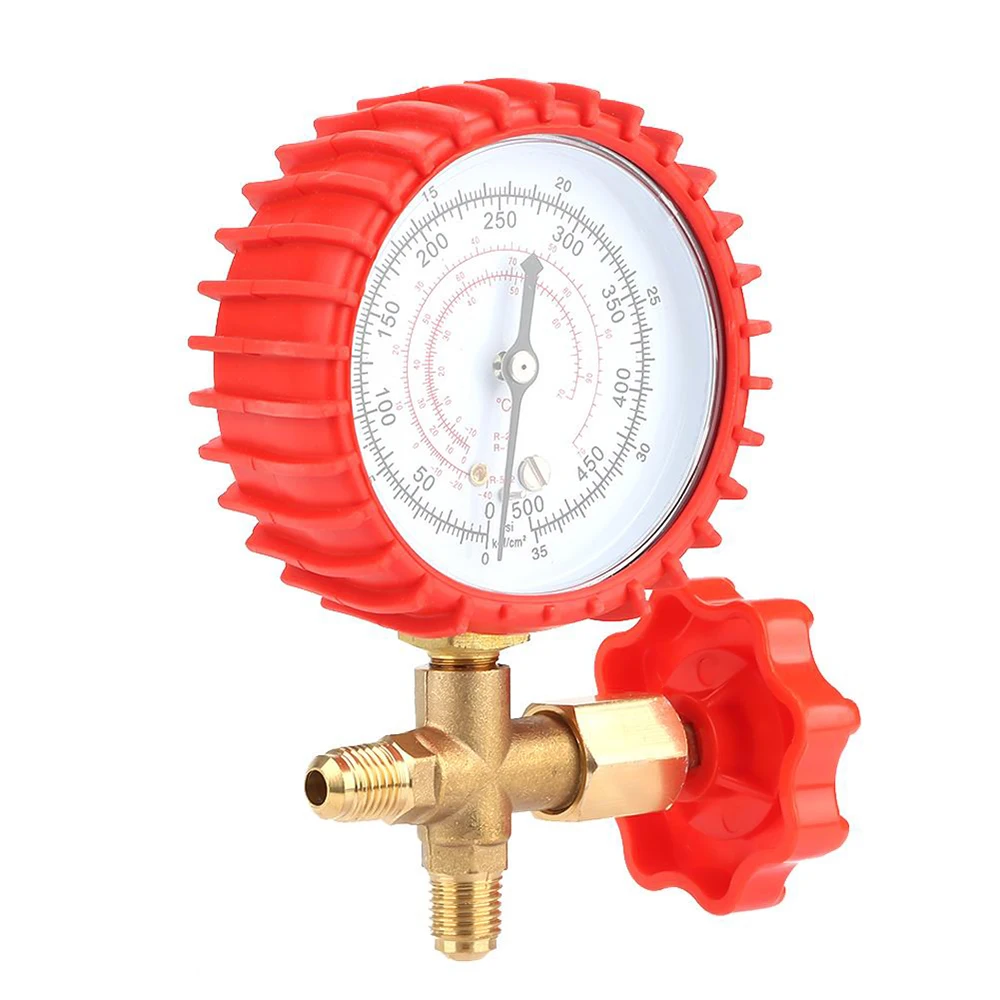 

Air Conditioning Refrigerant Recharge Pressure Gauge Air Condition Manifold Gauge Manometer & Valve Vacuum Meter