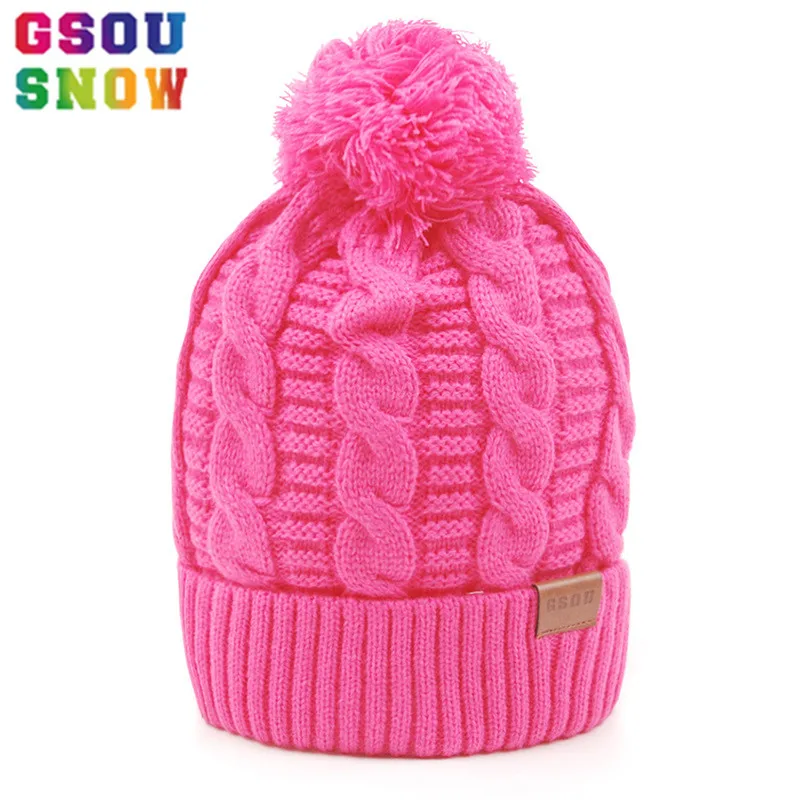 

GSOU SNOW Ski Hat Winter Thermal Windproof Snowboard Hats Men Women Outdoor Mountain Skiing Snowboarding Camping Knitted Caps